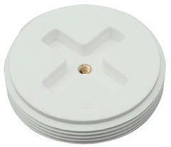 Sioux Chief 878-15 1-1/2 MPT Cleanout Plug with Threaded Brass Insert