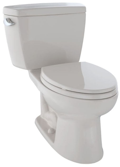 Toto C744EL#12 Eco Drake and Drake ADA Height Elongated Toilet Bowl, Sedona Beige