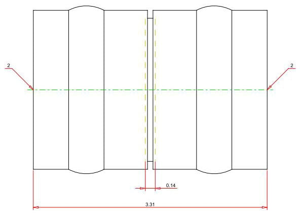 Viega 78072 2 Copper Coupling with Stop