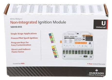 COPELAND White Rodgers 50D50-843 Universal Intermittent Pilot Spark Ignition Module