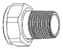 Schneider Electric 9112110032 2 x Male NPT End connection for all 1-1/4 in valve bodies