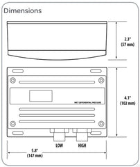 Schneider Electric EPW105 Wet Differential Pressure Transducer 0-250psig