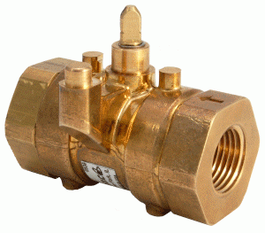 Schneider Electric VBB2N11 SpaceLogic Ball Valve 3/4 2-Way Brass Trim