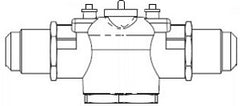 Schneider Electric VM2253 Valve Body 2-Way 1/2 in Erie PopTop