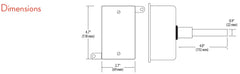 Veris Industries TOAM10 Temperature Sensor Outdoor Transmitter 4-20mA Output Replacement MPN