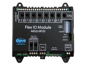 Veris Industries U013-0011 Flexible I/O Module: Pulse/Analog to Modbus Converter