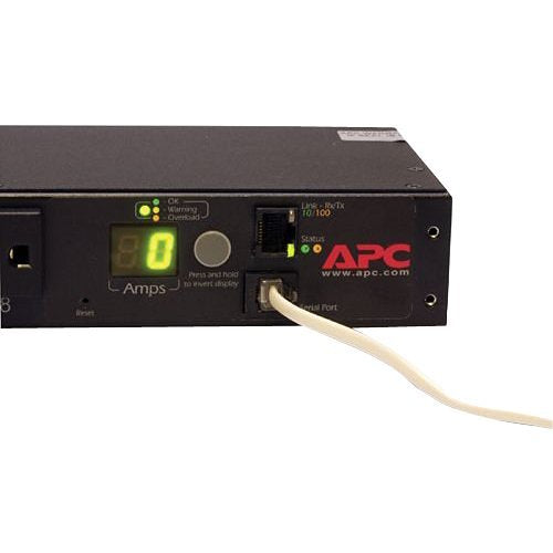 APC AP7900B Rack PDU, Switched, 1U RMS, 15A, 100/120V, NEMA 5-15 Outlets