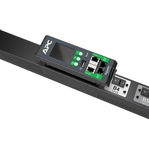 APC APDU10151ME NetShelter Rack PDU Advanced, Metered, 30A, 208V, NEMA L6-30P, 40 Outlet