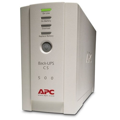 APC BK500 Back-UPS CS 500VA 120V NEMA Outlets 3-Surge