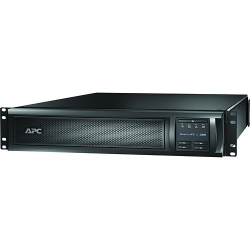 APC SMX2000RMLV2U Line Interactive Smart-UPS with SmartSlot, 2000VA/1800W, 5-15R, 5-20R, and L5-20R NEMA Outlets, 2U RMS