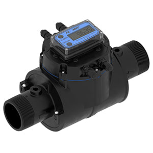 Flomec FLO-QSE40FAP09Q3XC QSE Series Flow Meter Magnetic Noryl Display Pulse Output 4 inch Flange