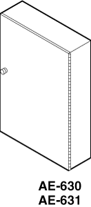 Schneider Electric AE-630 AE-600 Series Control Cabinet 16 in x 24 in x 7 in Replacement MPN