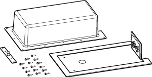 Schneider Electric AM-741 SmartX Damper Actuator Accessory Weathershield Kit for MF41-6153 and MS41-6153