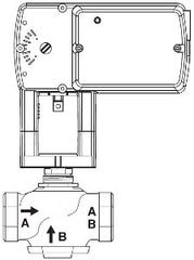 Schneider Electric VA-7223-804-4-06 SmartX Globe Valve Assembly 3/4 in 2-Way Replacement MPN