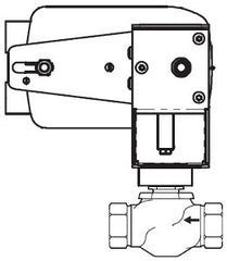 Schneider Electric VA-7213-536-4-10 Valve Assembly 1-1/2 in 2-Way Globe