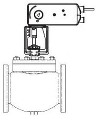 Schneider Electric VA-8223-596-5-13 Globe Valve Actuator Assembly 3 in 220 lbf