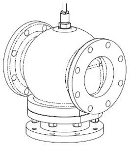 Schneider Electric VB-8303-0-5-14 Globe Valve 4 in 3-way Mixing/Diverting