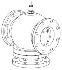 Schneider Electric VB-8303-0-5-14 Globe Valve 4 in 3-way Mixing/Diverting