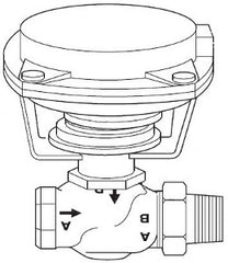 Schneider Electric VK-7211-301-4-01 Valve Assembly 1/2 in