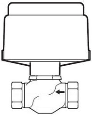 Schneider Electric VK-7213-201-4-02 Valve Actuator Assembly 1/2 in Globe Valve Replacement VK-7213-201-4-02