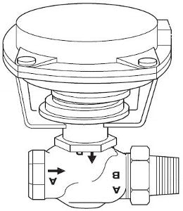 Schneider Electric VK-7211-301-4-05 Globe Valve Assembly 3/4 in