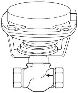 Schneider Electric VK-7213-301-4-08 Globe Valve Actuator Assembly