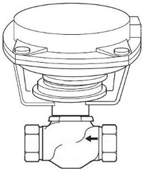 Schneider Electric VK-7213-301-4-08 Globe Valve Actuator Assembly