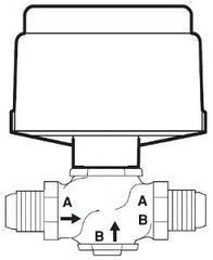 Schneider Electric VK-7222-203-4-04 globe valve actuator assembly