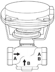 Schneider Electric VK-7223-303-4-06 Valve Actuator Assembly 3/4 in