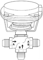 Schneider Electric VK-7332-313-4-03 Globe Valve Assembly