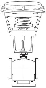 Schneider Electric VK-9313-601-5-12 valve actuator assembly