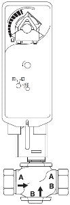 Schneider Electric VS-7223-556-4-09 SmartX Globe Valve Assembly 1-1/4 in 2-way Replacement MPN