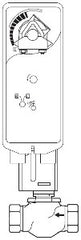 Schneider Electric VS-7213-556-4-09 SmartX Globe Valve Assembly 1-1/4 in 2-way MS41-7153