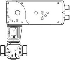 Schneider Electric VS-7223-593-4-09 SmartX Globe Valve Assembly 1-1/4 in 2-way Replacement MPN