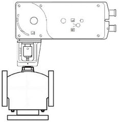 Schneider Electric VS-9313-596-5-12 Valve Actuator Assembly 3-Way Mixing