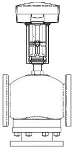 Schneider Electric VU-8303-686-5-16 Valve Actuator Assembly 6 Inch