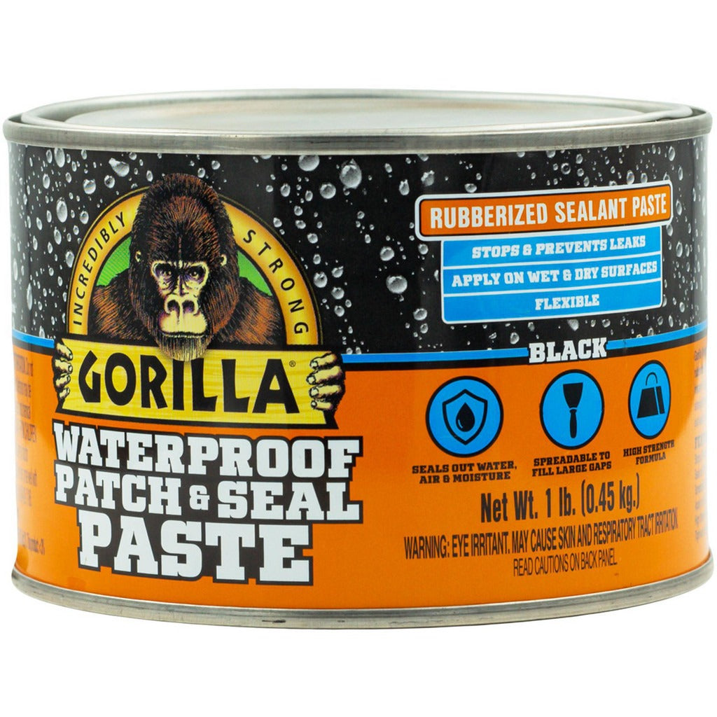 GORILLA GLUE Gorilla Glue 109404 Hybrid Silicone Caulk Sealant 1 Lb Black