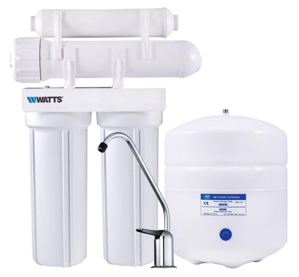 Watts 7100103 PWRO4 4-Stage Reverse Osmosis System 50 GPD