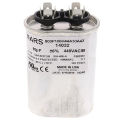 MARS 14032 10 MFD Oval Run Capacitor (440/370V)