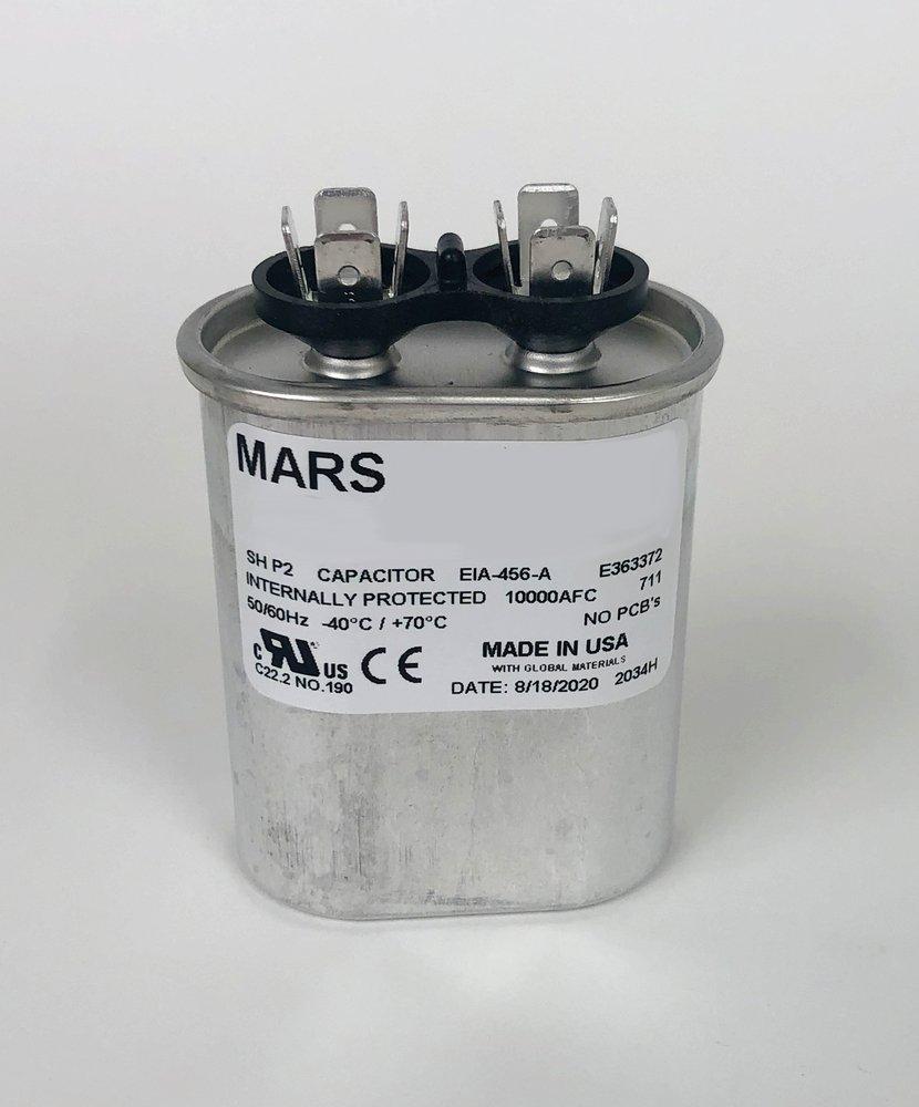MARS MARS 14031 USA 7.5 mfd 440/370V Oval Run Capacitor