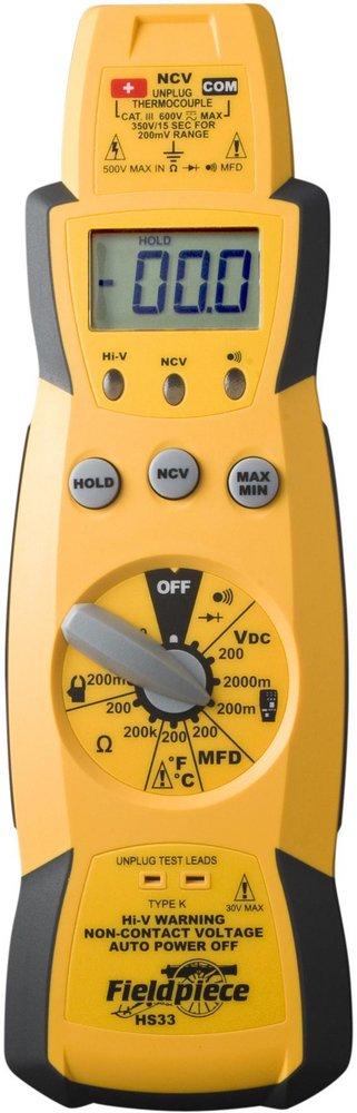 FIELDPIECE Fieldpiece HS33 Stick Style Multimeter Manual Ranging