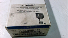 Johnson Controls P70AB-12C Pressure Control 12-80 Pounds per Square Inch Gauge 5-35 Pounds per Square Inch