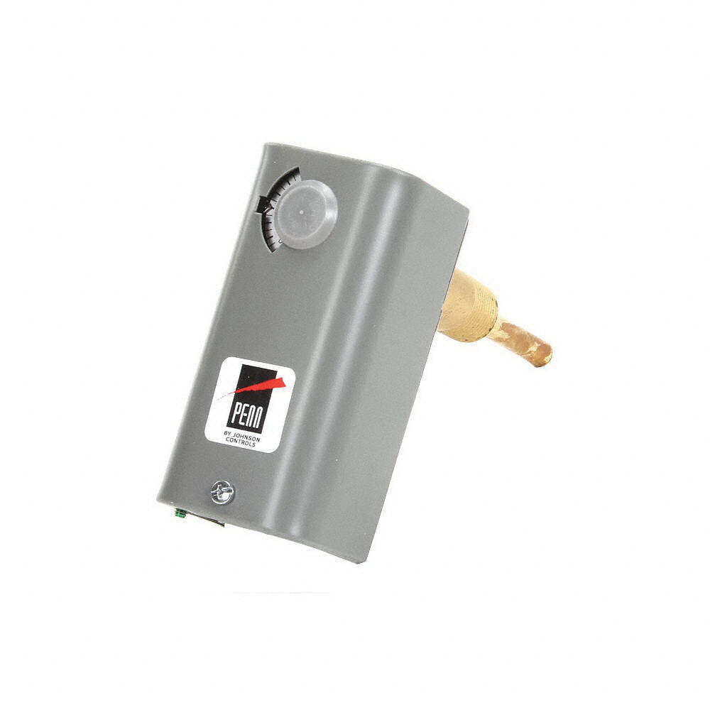 Johnson Controls A19ABC-24C Temperature Controller Remote Bulb with 96 Inch Capillary Open/Close On Rise SPDT 120-277 Volts -30 to 100 Degrees Fahrenheit