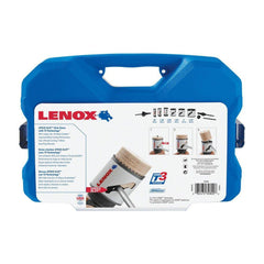 LENOX 30800600L Hole Saw Electricians Kit, 10 Pieces, Bi-Metal