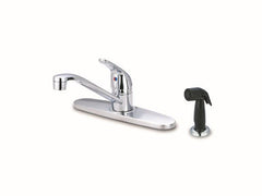 Everflow BAR-K11C Arlington Single Handle Kitchen Faucet With Spray Chrome