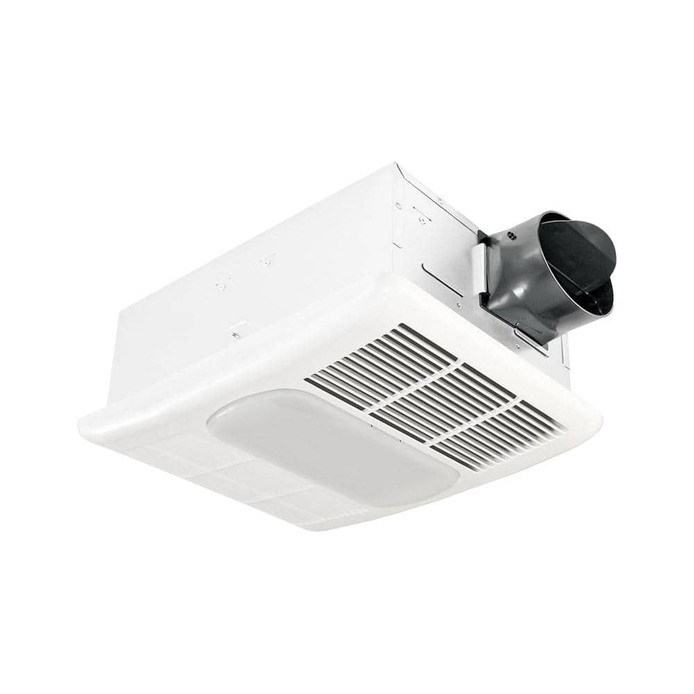 DELTA BREEZ Delta Breez RAD80L BreezRadiance Single Speed Bath Fan and Heater With Light 1300W (80 CFM)