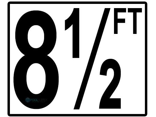 Inlays CC620085 Depth Marker 5 Frost Proof Tile | 8 1/2 FT Non-Skid