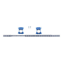 HoldRite SB12502 Holdrite Steel Stout Bracket with 2 Clamps and 4 Screws for 1 inch CTS Pipe 10 to 18 inch