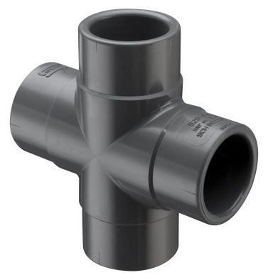 Spears 820-010 Standard Cross Fitting 1 Inch Socket Schedule 80