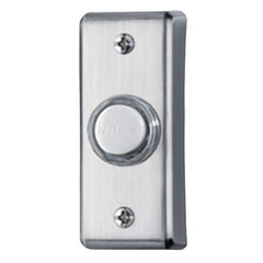 Broan-NuTone PB69LSN Lighted Rectangular Doorbell Pushbutton, Satin Nickel